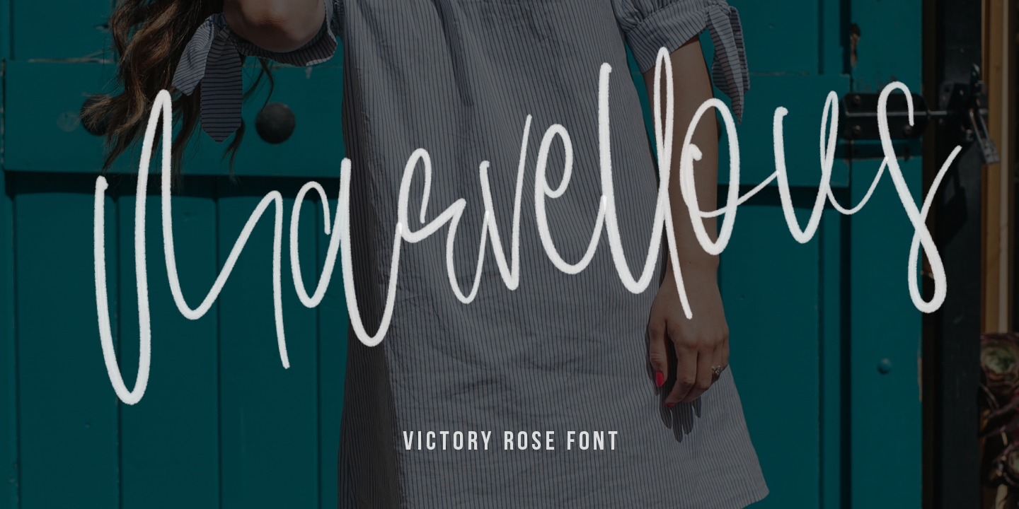 Example font Victory Rose #1